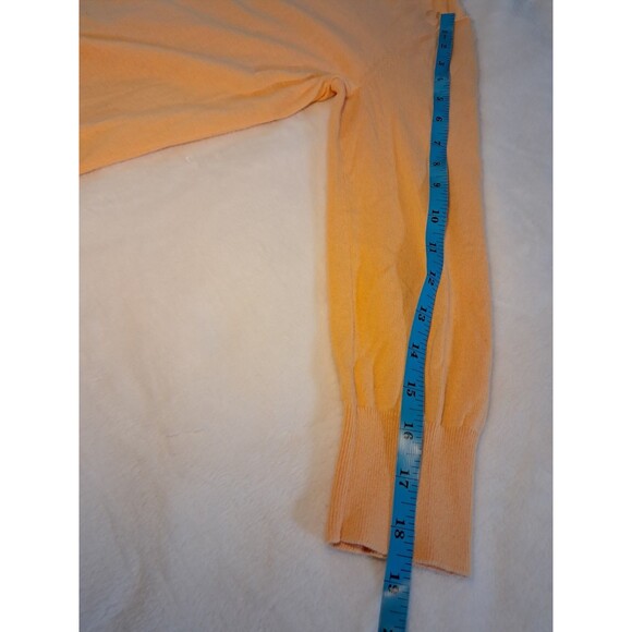 J.Crew 100% Cotton Button Up Clare Cardigan Sweater Orange EUC Size S - Picture 8 of 10